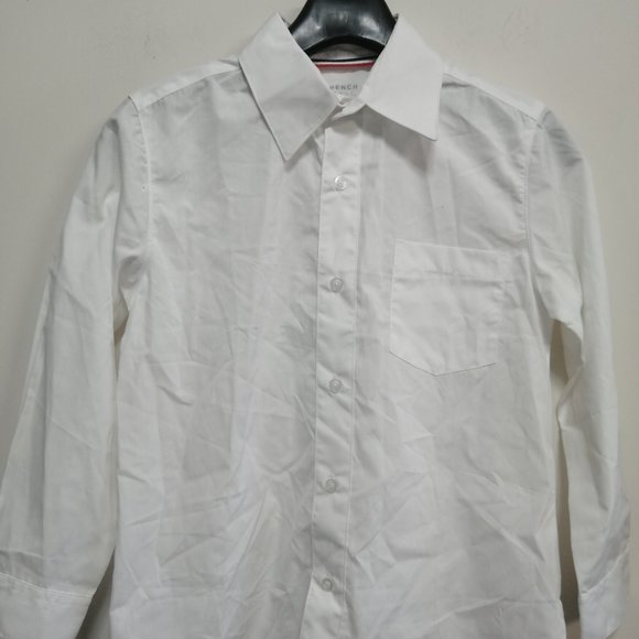 BNWT French Toast Boys Polo Long Sleeves White Size (8) - Picture 1 of 7